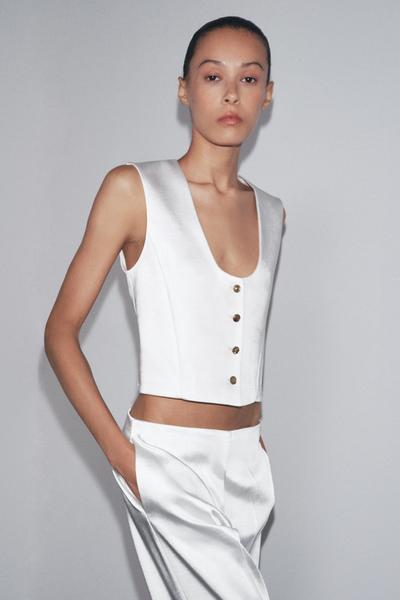 GILET SATINÉ ZW COLLECTION