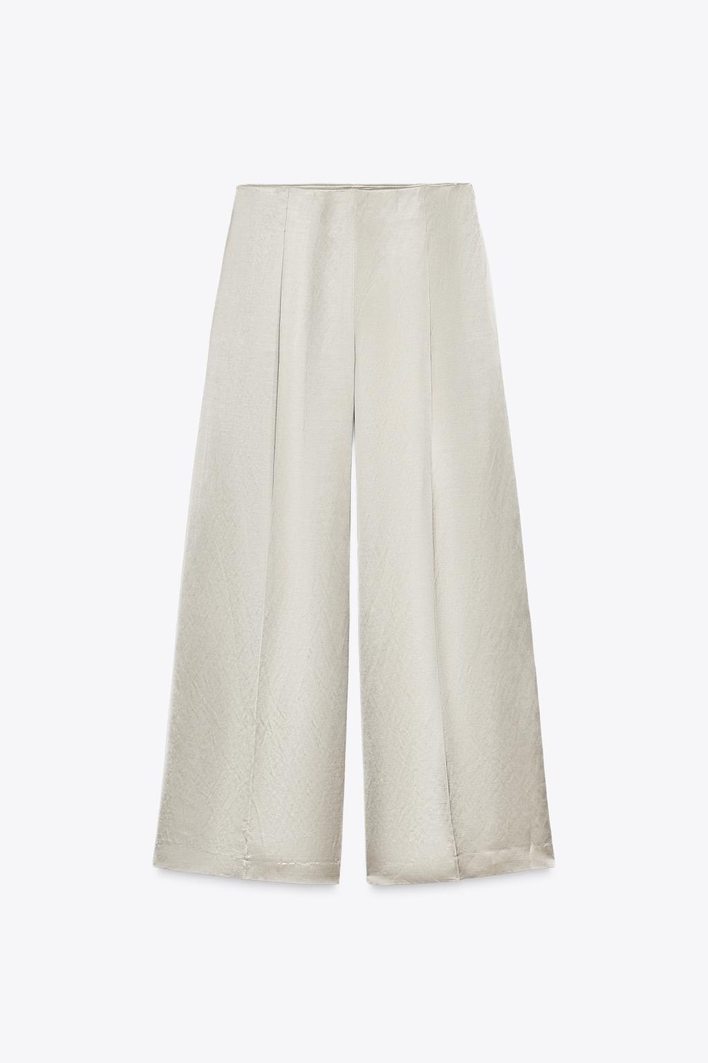 PANTALON SATINÉ À PINCES ZW COLLECTION