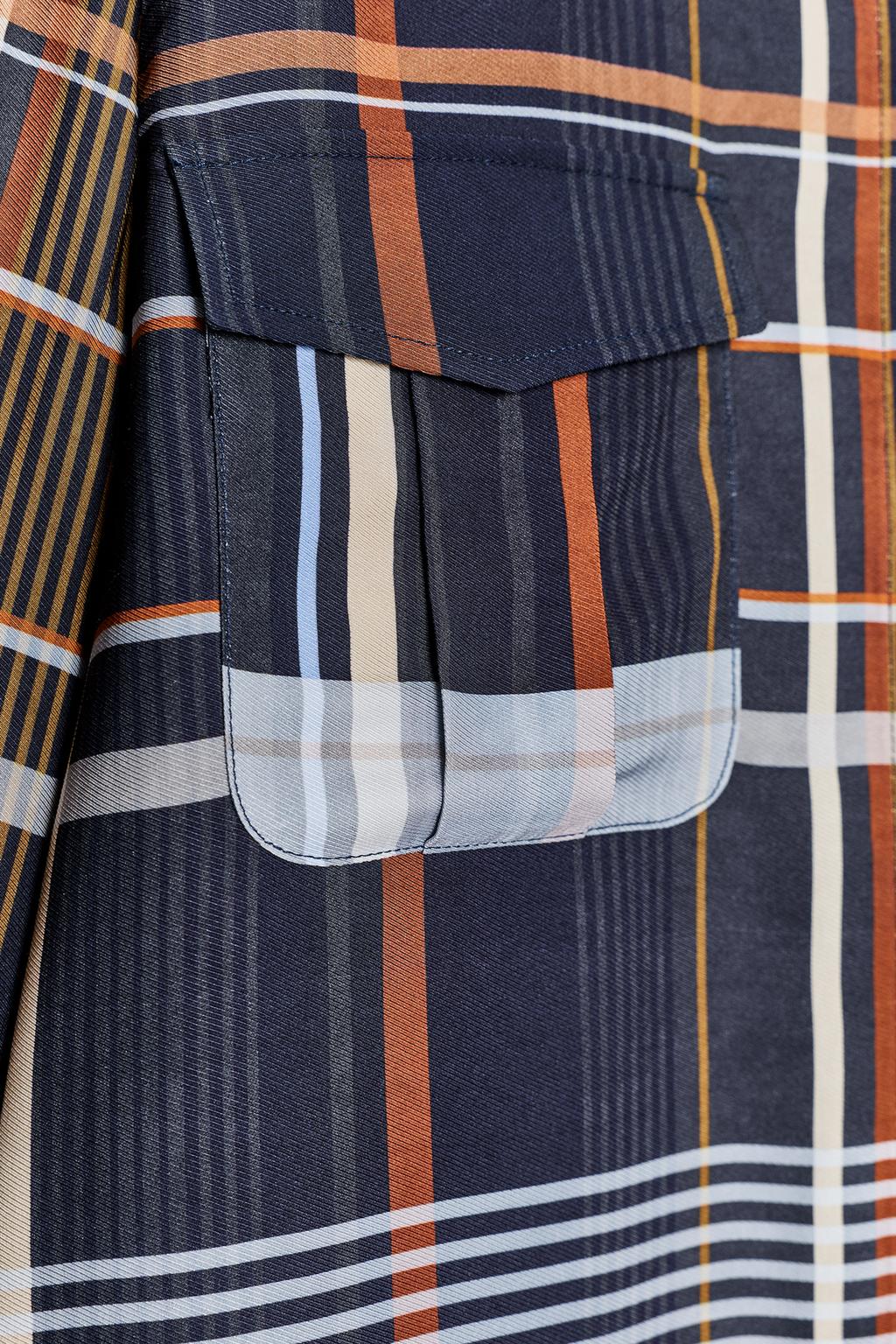 CHEMISE À CARREAUX ET POCHES ZW COLLECTION