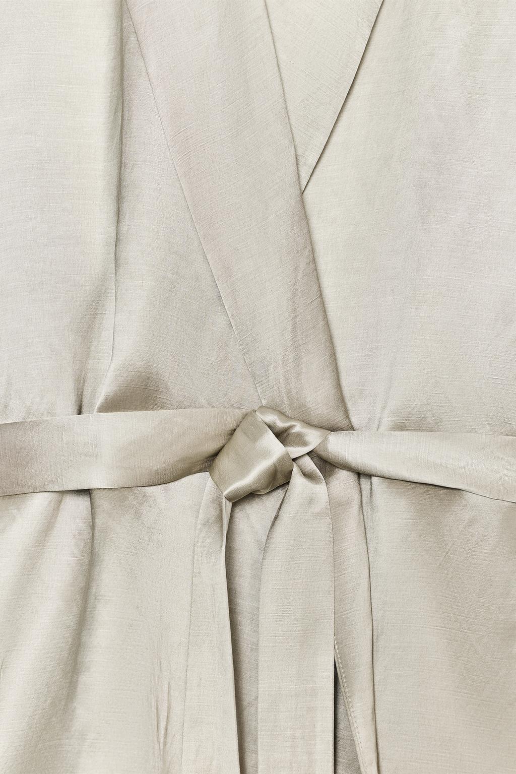 ZW COLLECTION LIMITED EDITION SATIN BELTED BLAZER