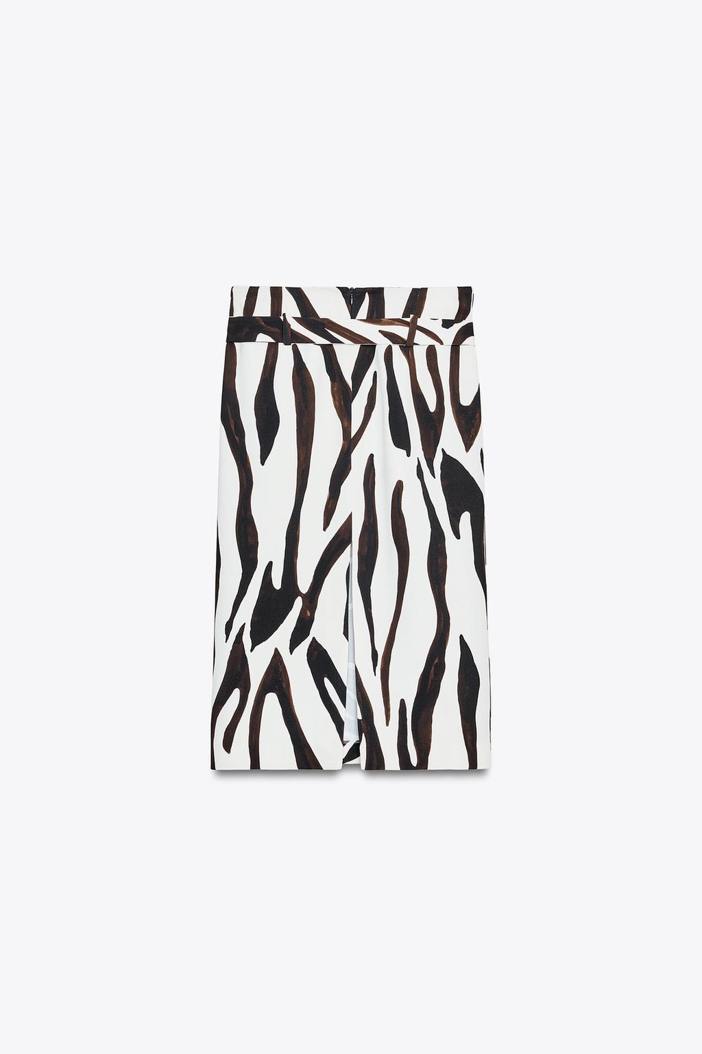 JUPE TUBE IMPRIMÉ ANIMAL ZW COLLECTION