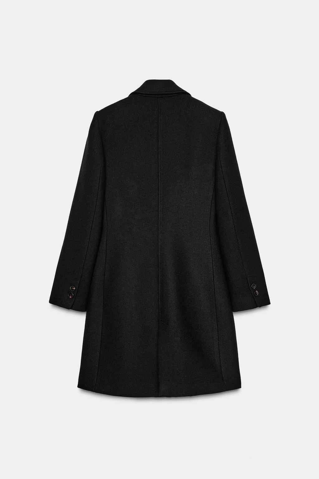 MANTEAU À BOUTONNAGE CROISÉ AVEC ÉPAULETTES