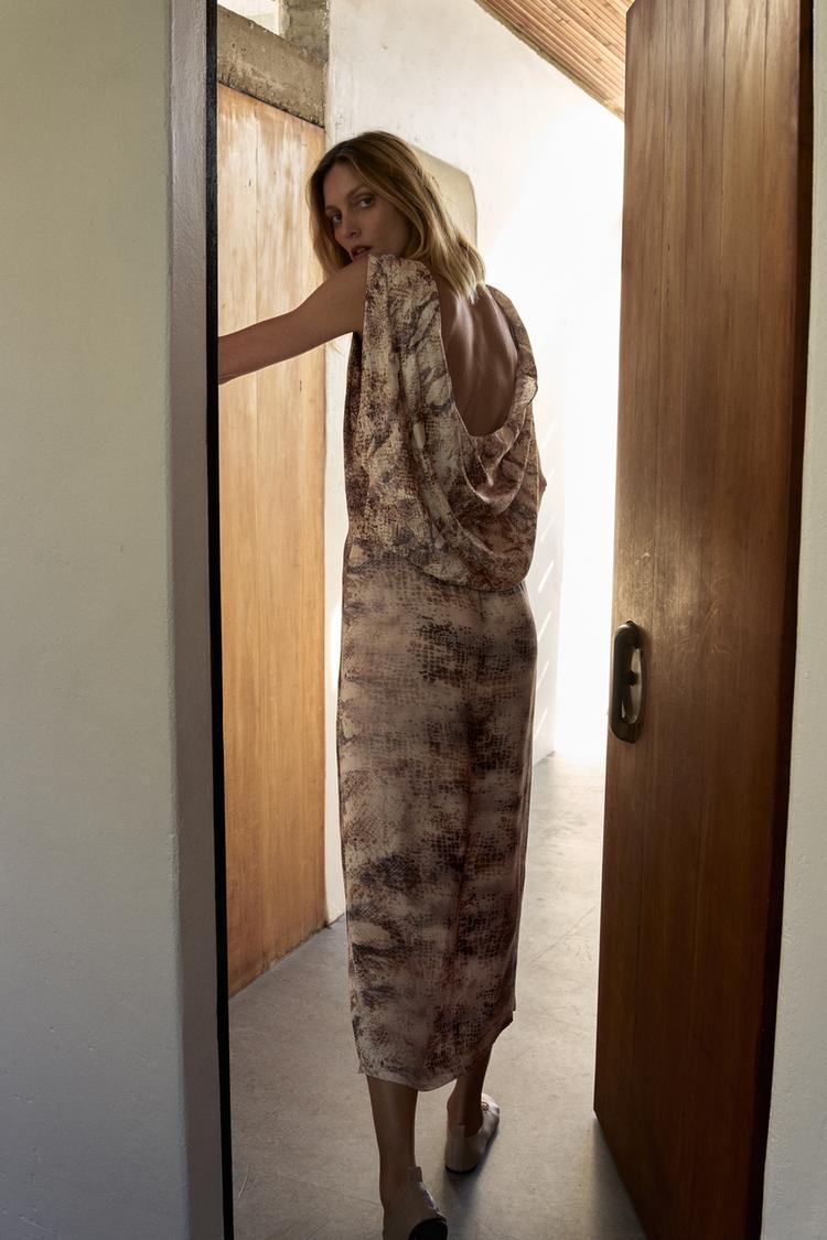 ROBE À IMPRIMÉ ANIMAL COLLECTION ZW