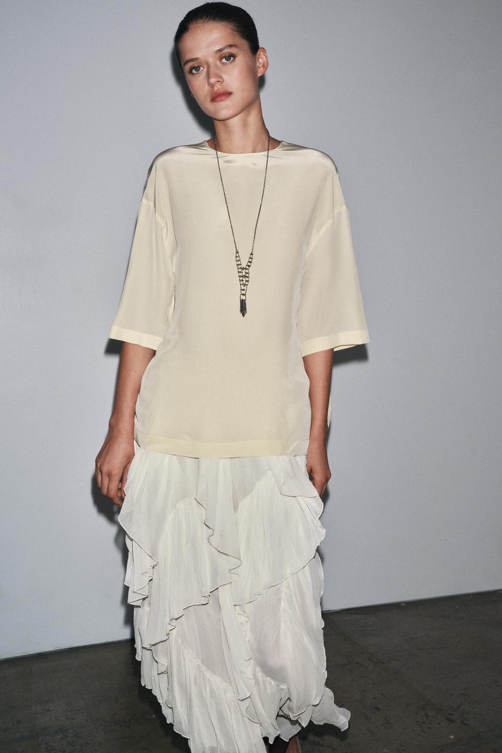 JUPE GAZE DE COTON ZW COLLECTION