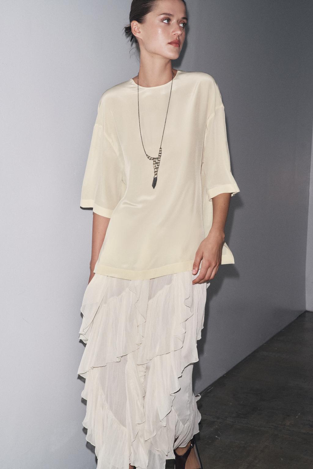 JUPE GAZE DE COTON ZW COLLECTION