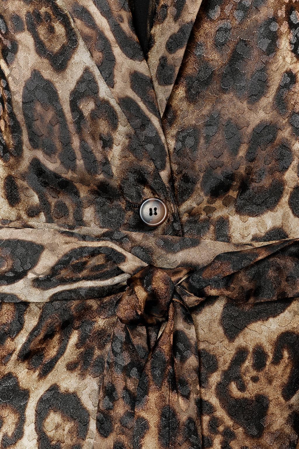 BLAZER JACQUARD À IMPRIMÉ ANIMAL ZW COLLECTION