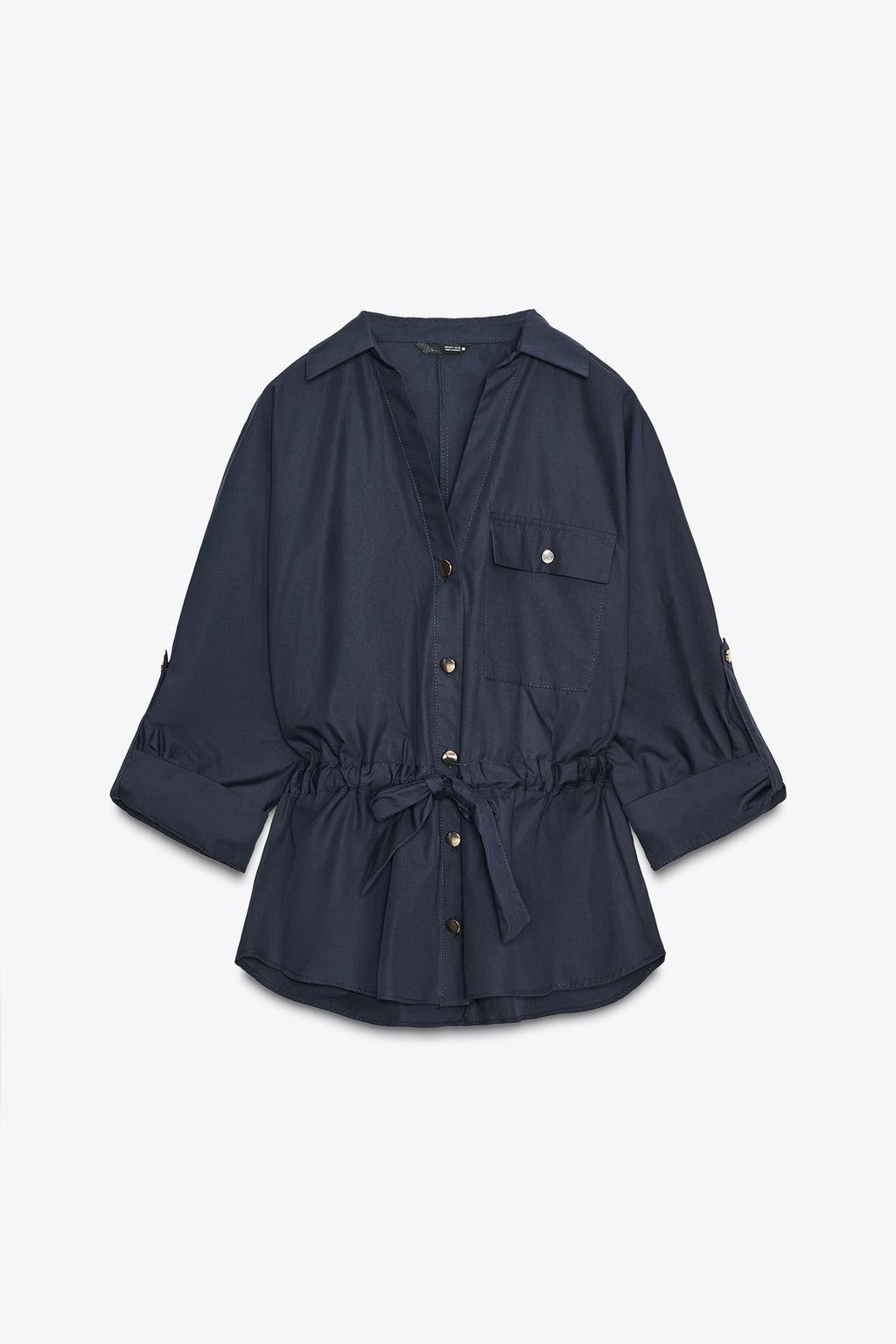 CHEMISE SAFARI EN POPELINE