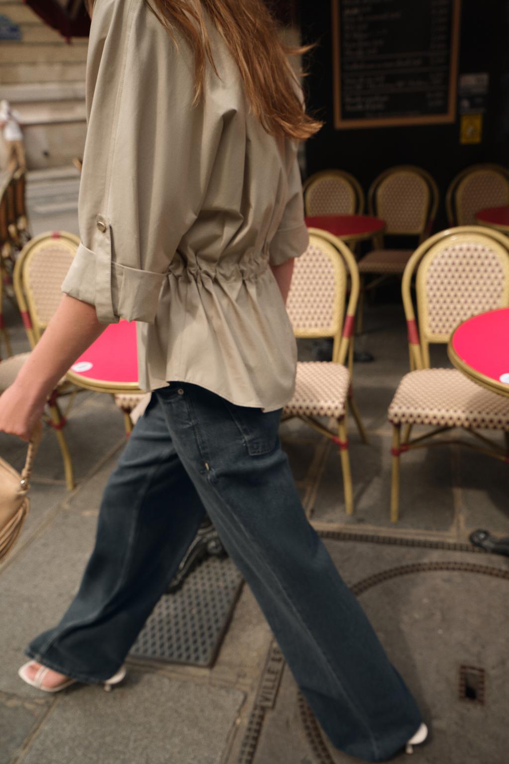 CHEMISE SAFARI EN POPELINE