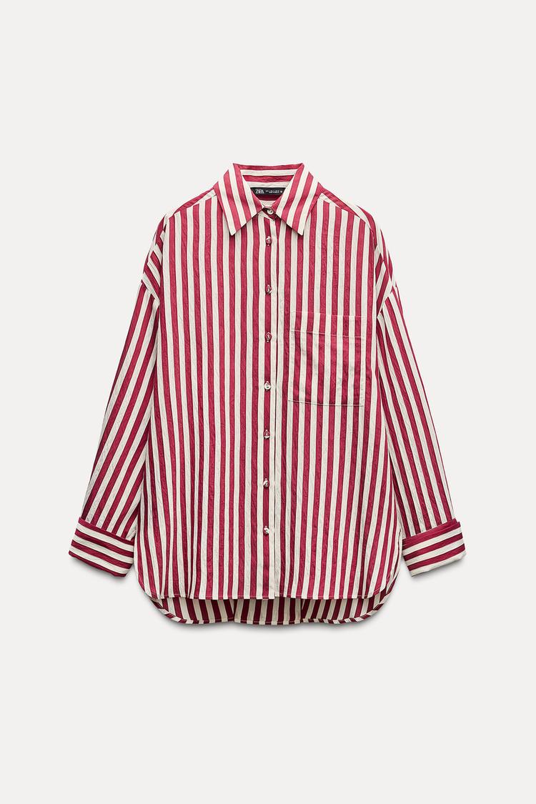 CHEMISE OVERSIZE À RAYURES