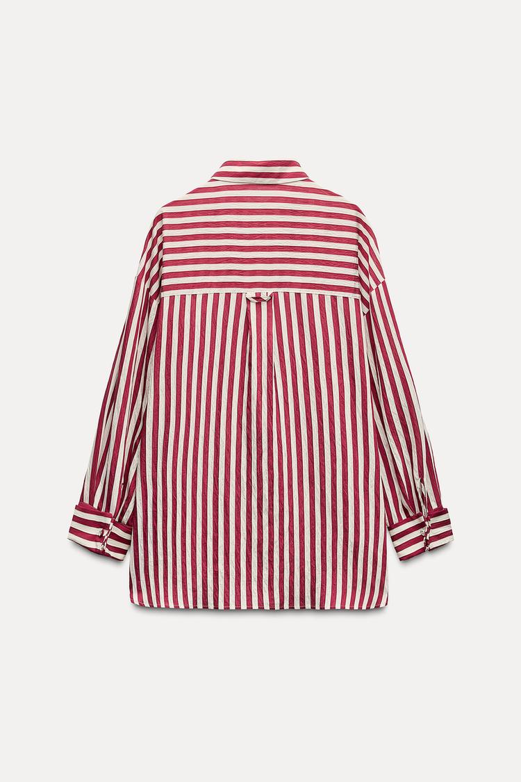 CHEMISE OVERSIZE À RAYURES
