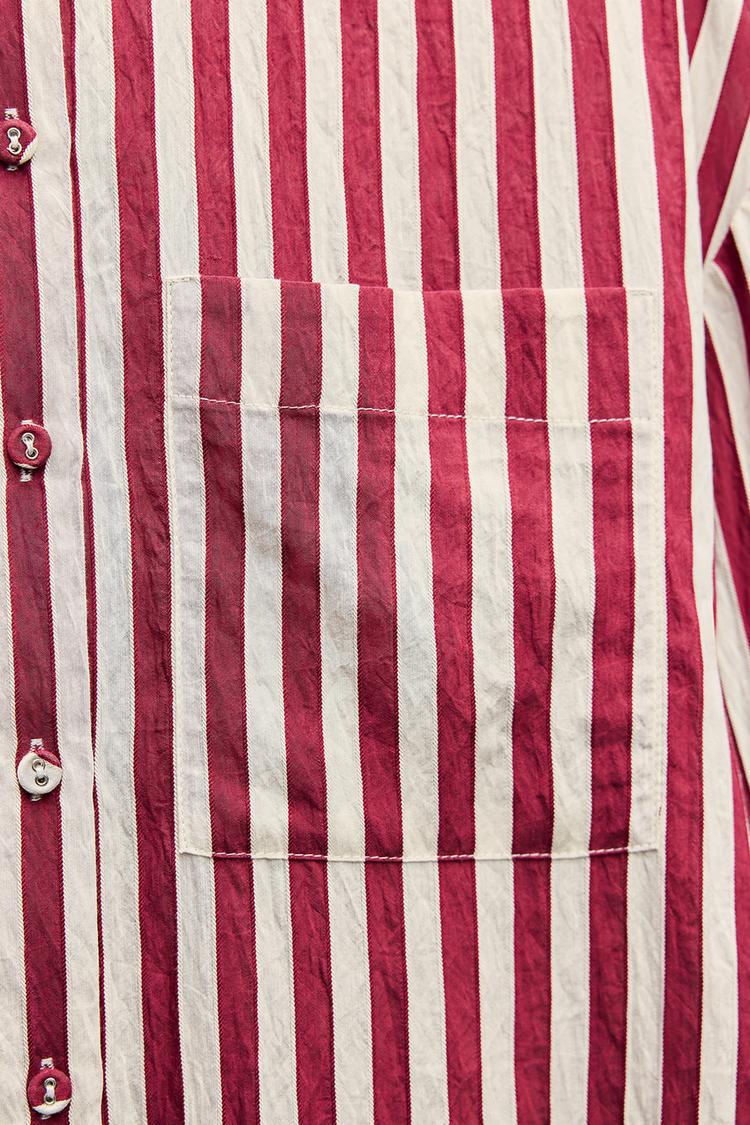 CHEMISE OVERSIZE À RAYURES