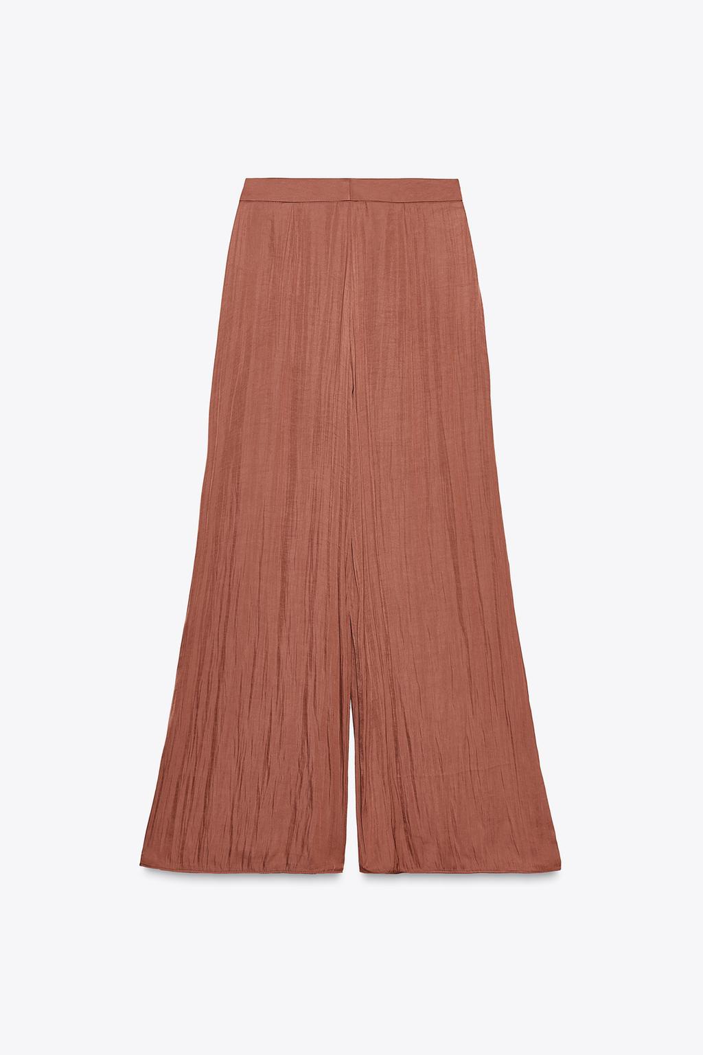 PANTALON LARGE FLUIDE VOLANTS