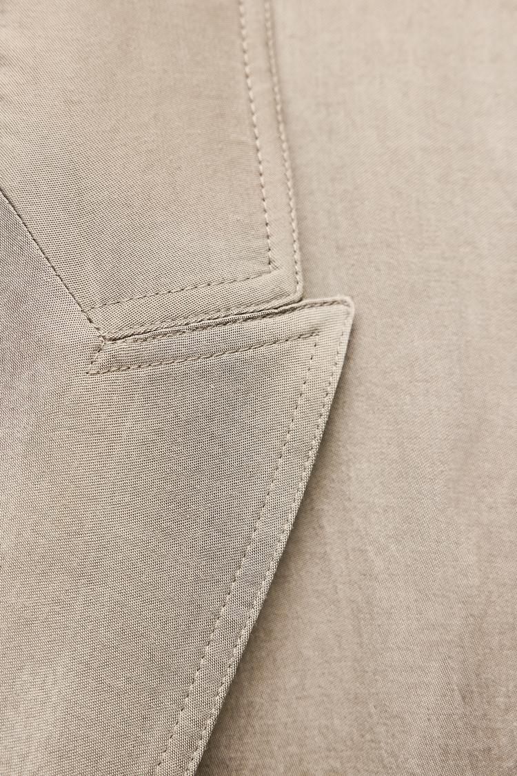 ENSEMBLE VESTE FLUIDE | PANTALON DE COSTUME ZW COLLECTION OCRE