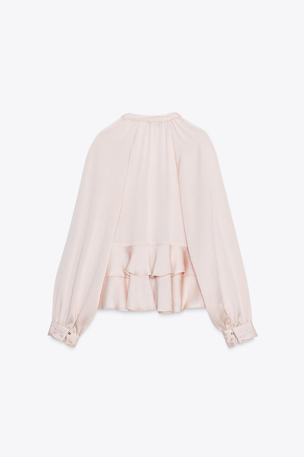 BLOUSE À VOLANTS