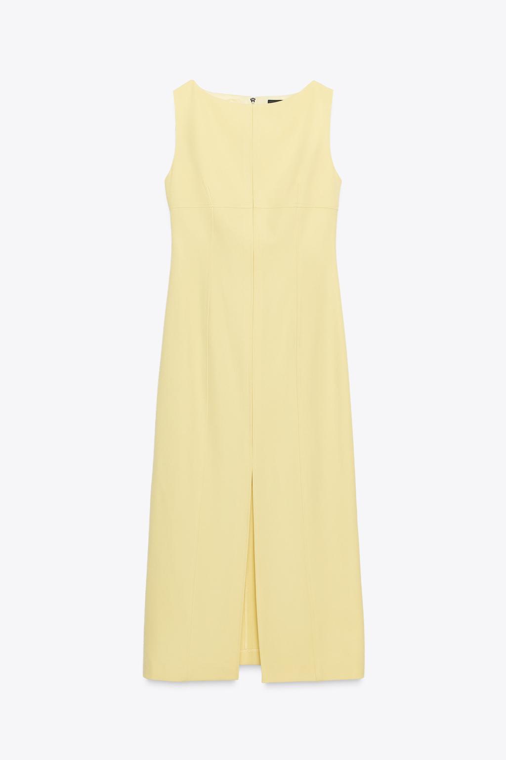 ROBE MI-LONGUE À ZIP