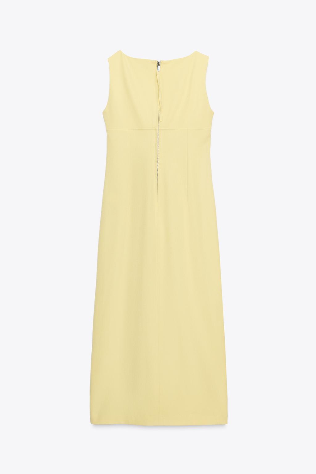 ROBE MI-LONGUE À ZIP