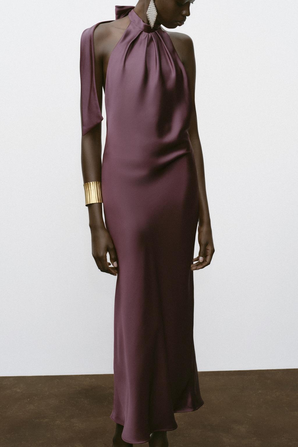 ROBE MIDI HALTER