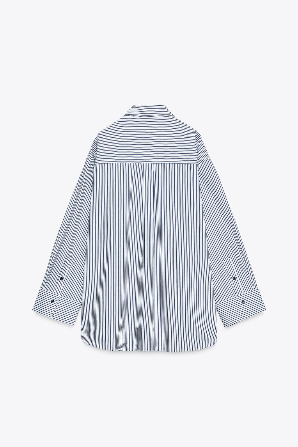 CHEMISE EN POPELINE RAYÉE ZW COLLECTION