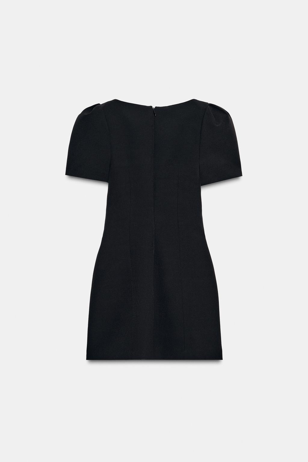 ROBE COURTE PLIS ET POCHES