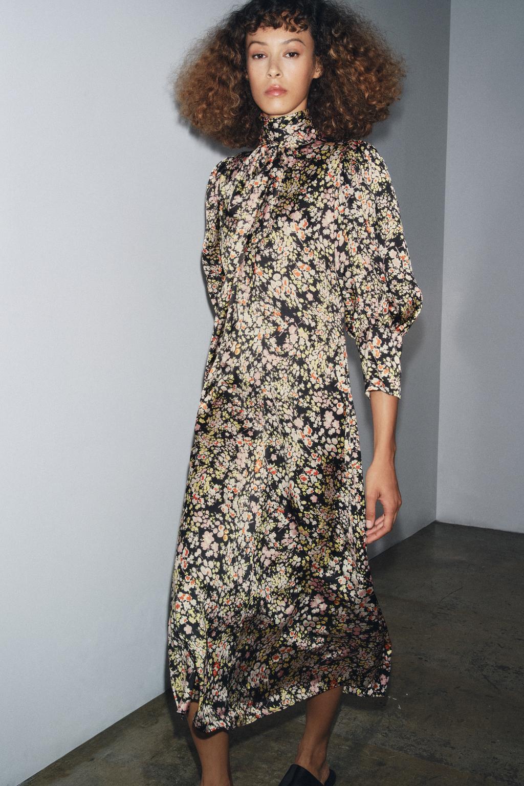 ROBE MIDI FLEURS ZW COLLECTION
