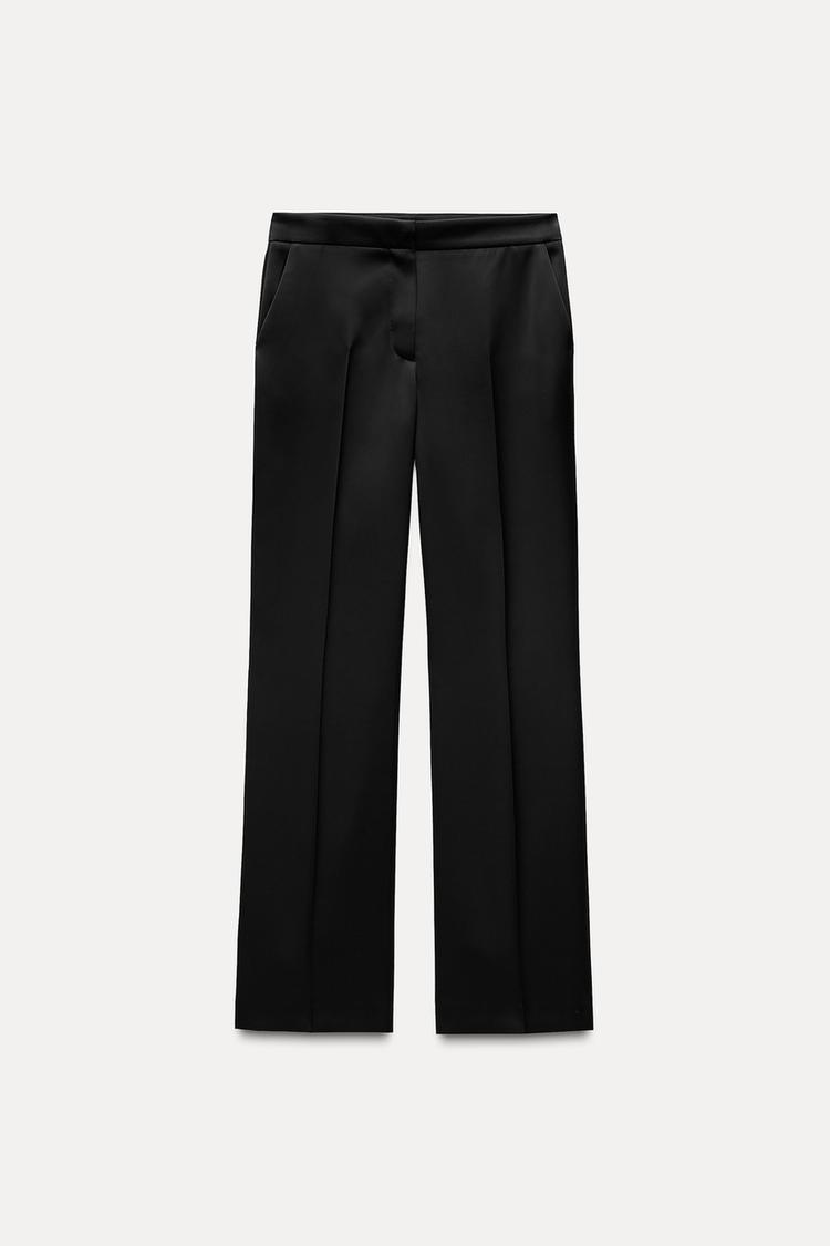 PANTALON DROIT SATINÉ