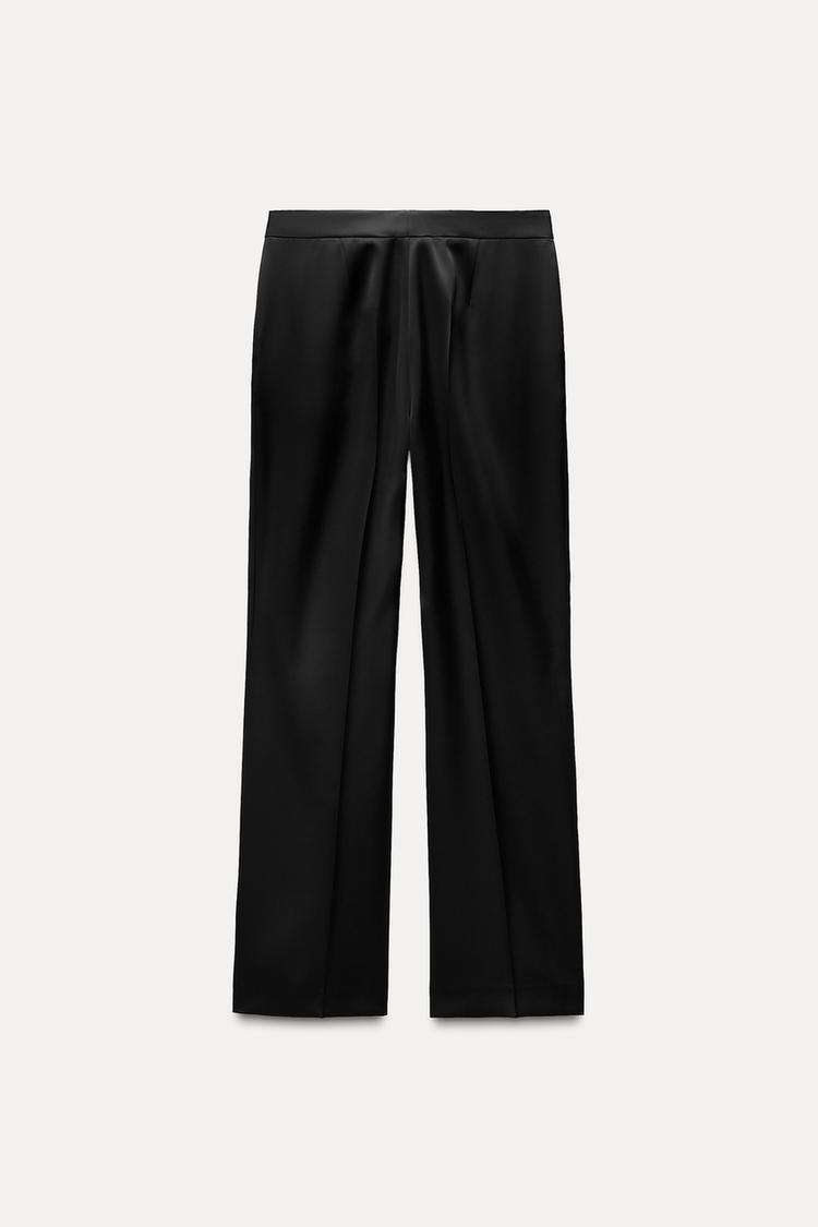 PANTALON DROIT SATINÉ
