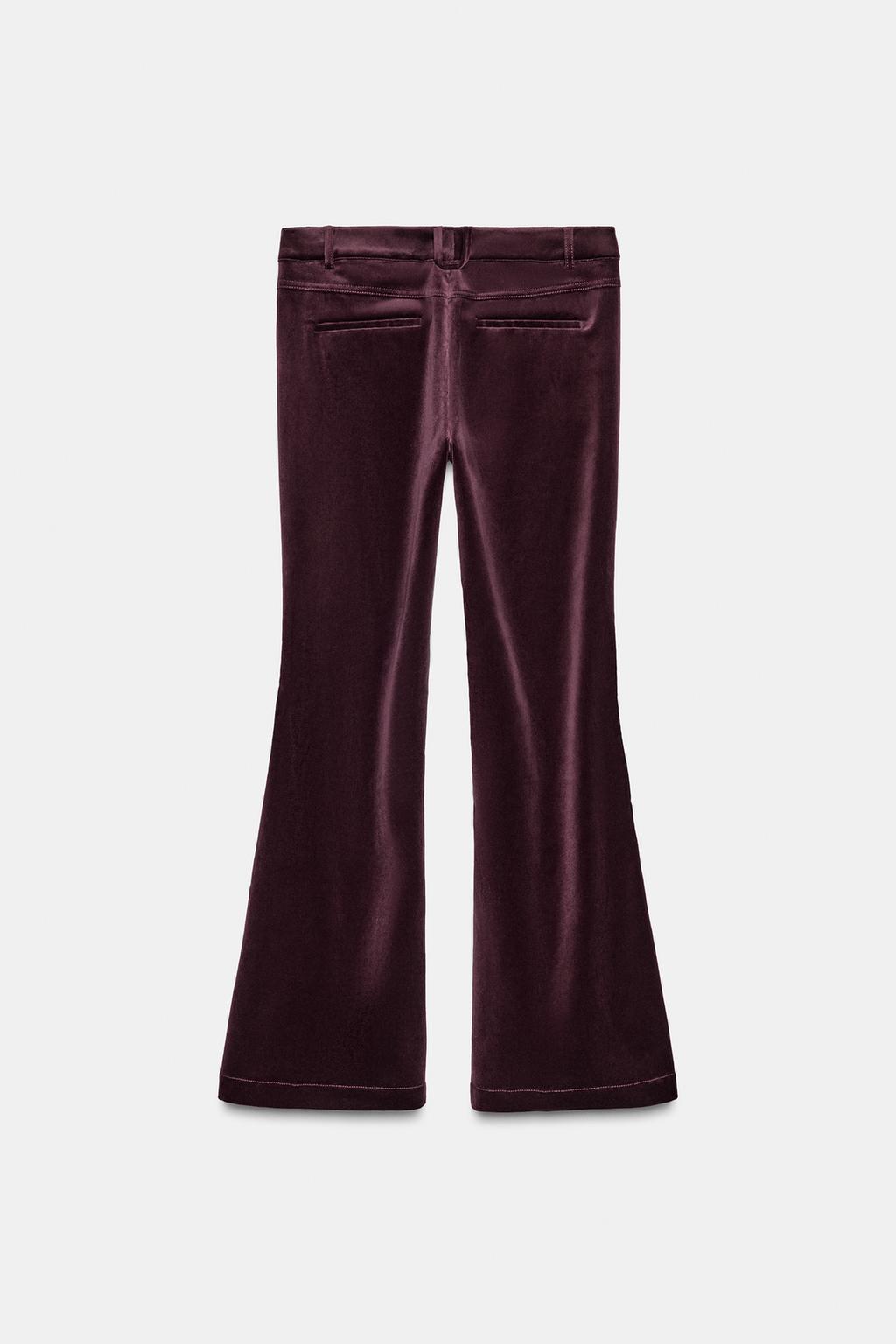 PANTALON ÉVASÉ EN VELOURS ZW COLLECTION