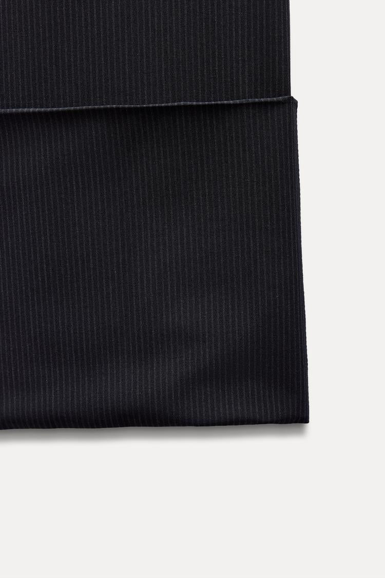 ENSEMBLE TOP DRAPÉE | PANTALON LARGE À RAYURES ZW COLLECTION