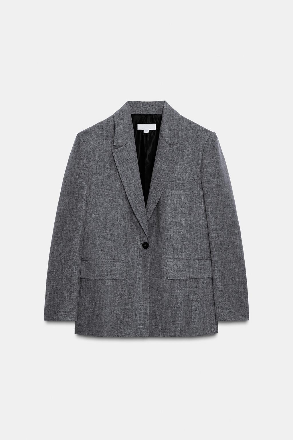 BLAZER À CHEVRONS AVEC ÉPAULETTES