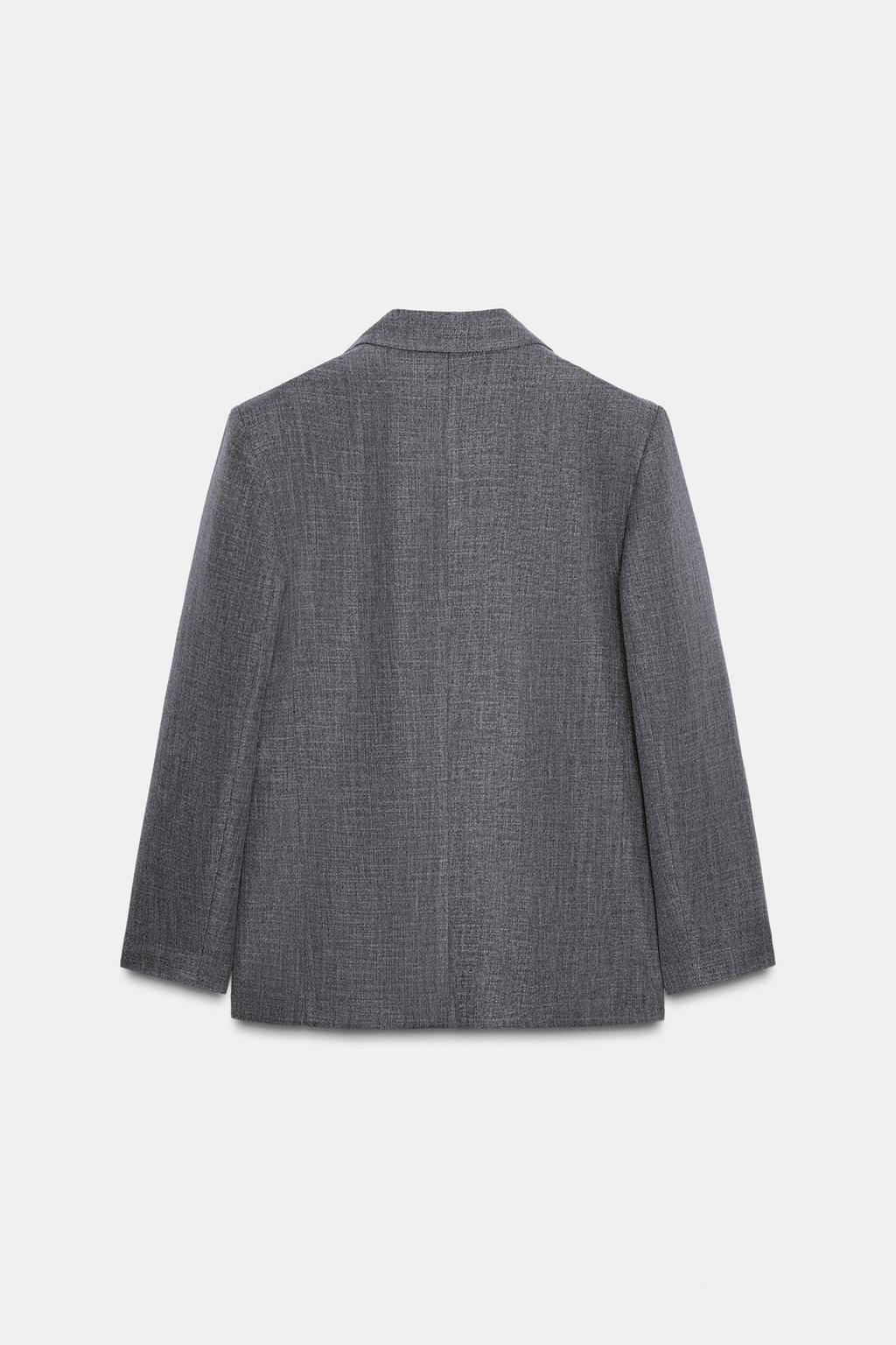 BLAZER À CHEVRONS AVEC ÉPAULETTES