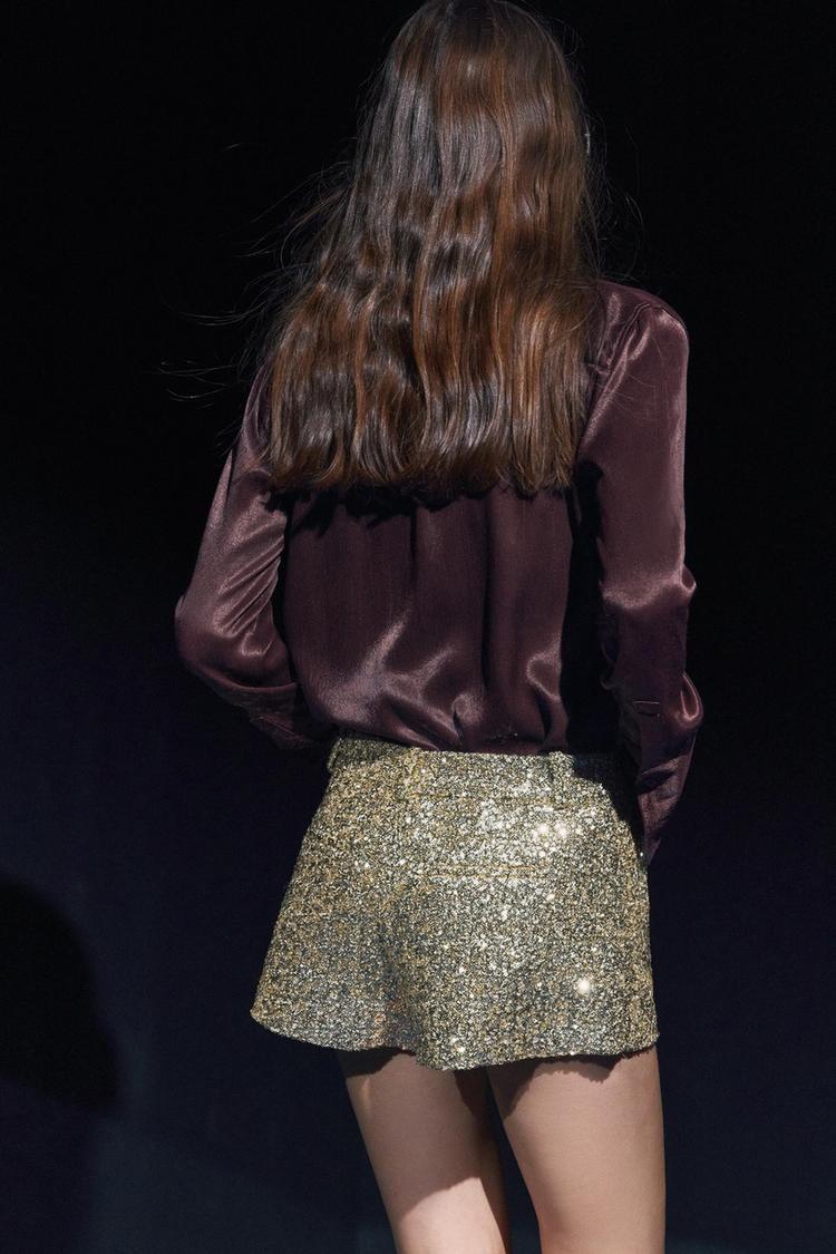 SHORT À SEQUINS COLLECTION ZW