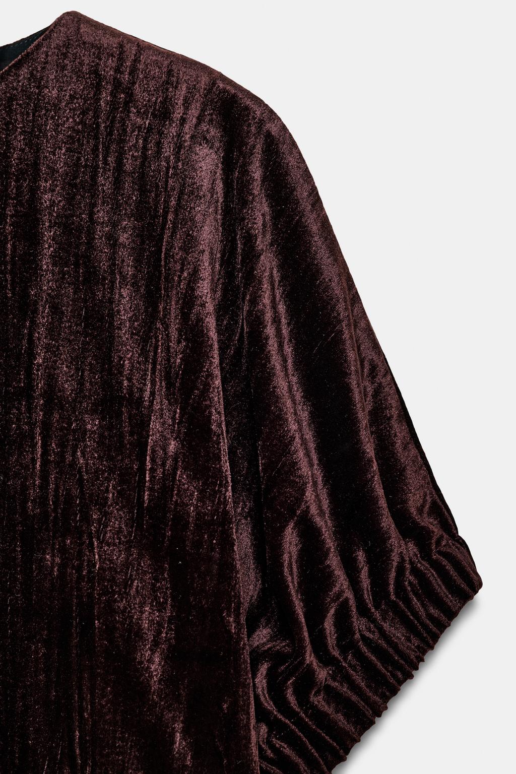 TOP BOULE EN VELOURS