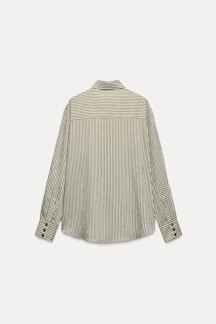 CHEMISE FLUIDE À RAYURES