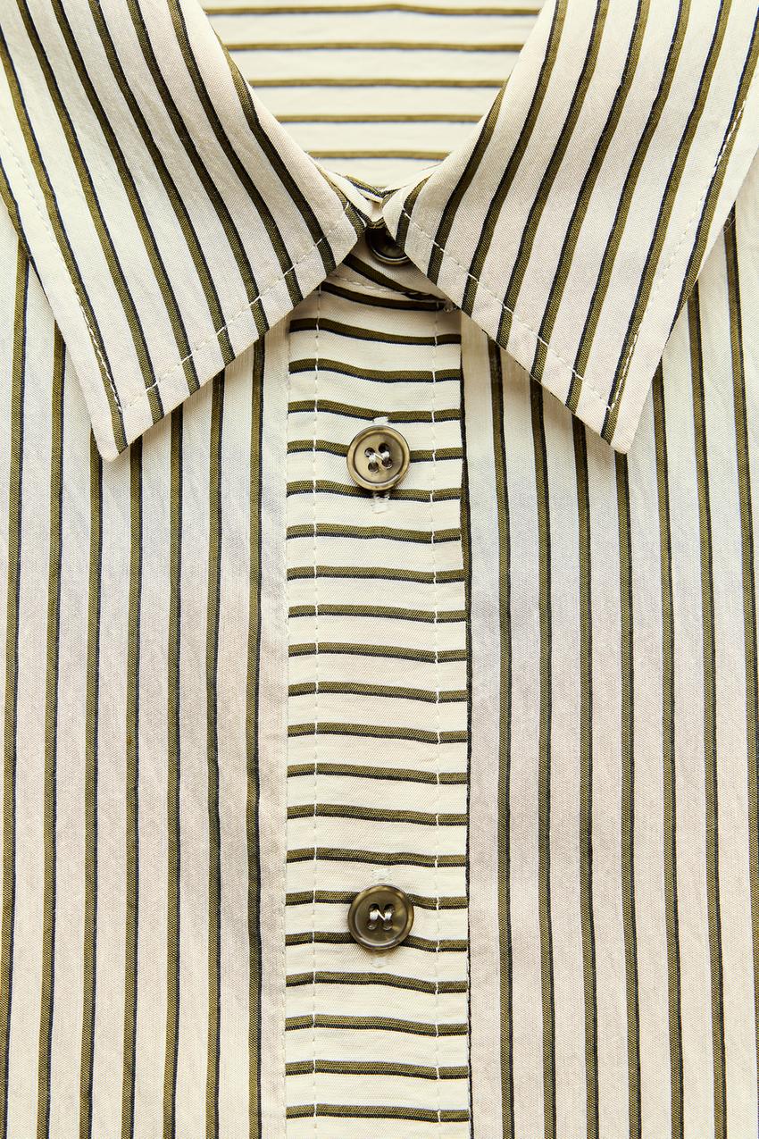 CHEMISE FLUIDE À RAYURES