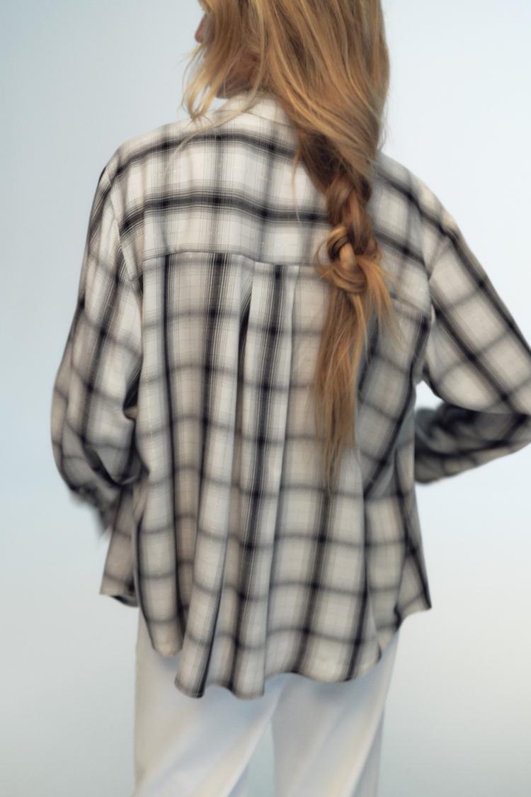 CHEMISE OVERSIZE À CARREAUX