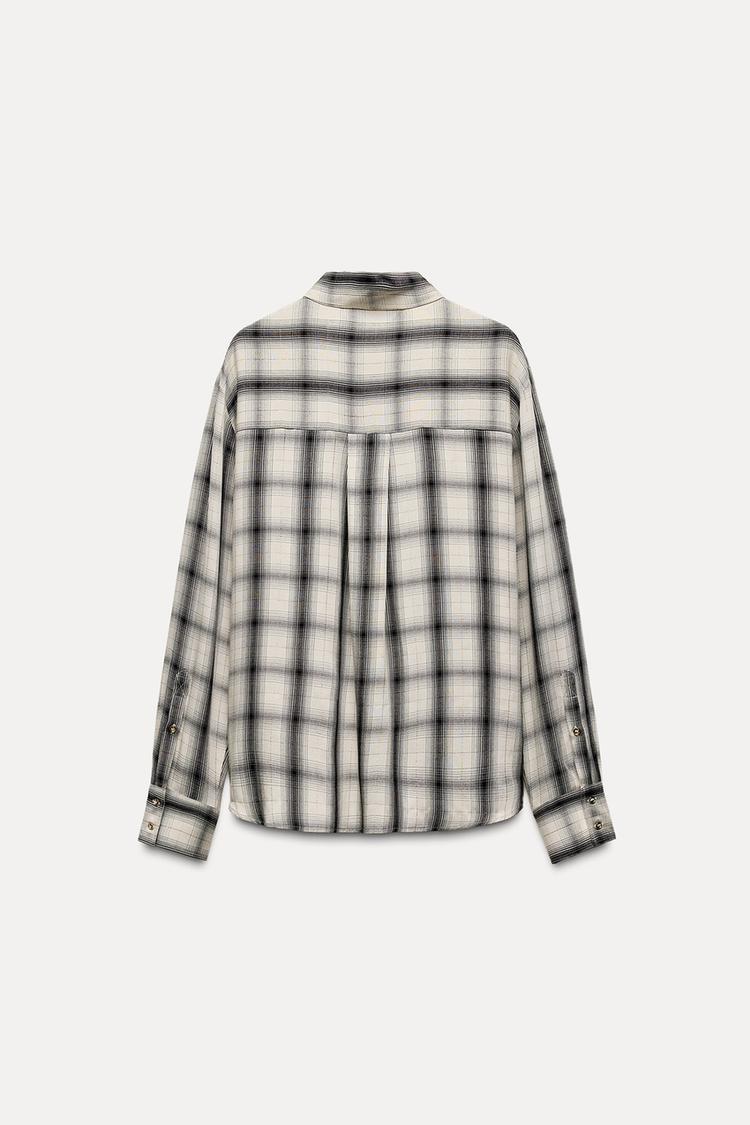 CHEMISE OVERSIZE À CARREAUX