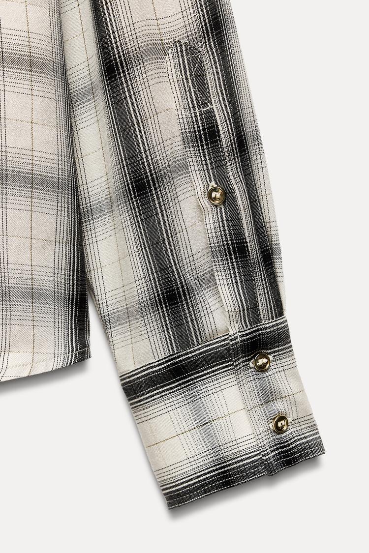 CHEMISE OVERSIZE À CARREAUX