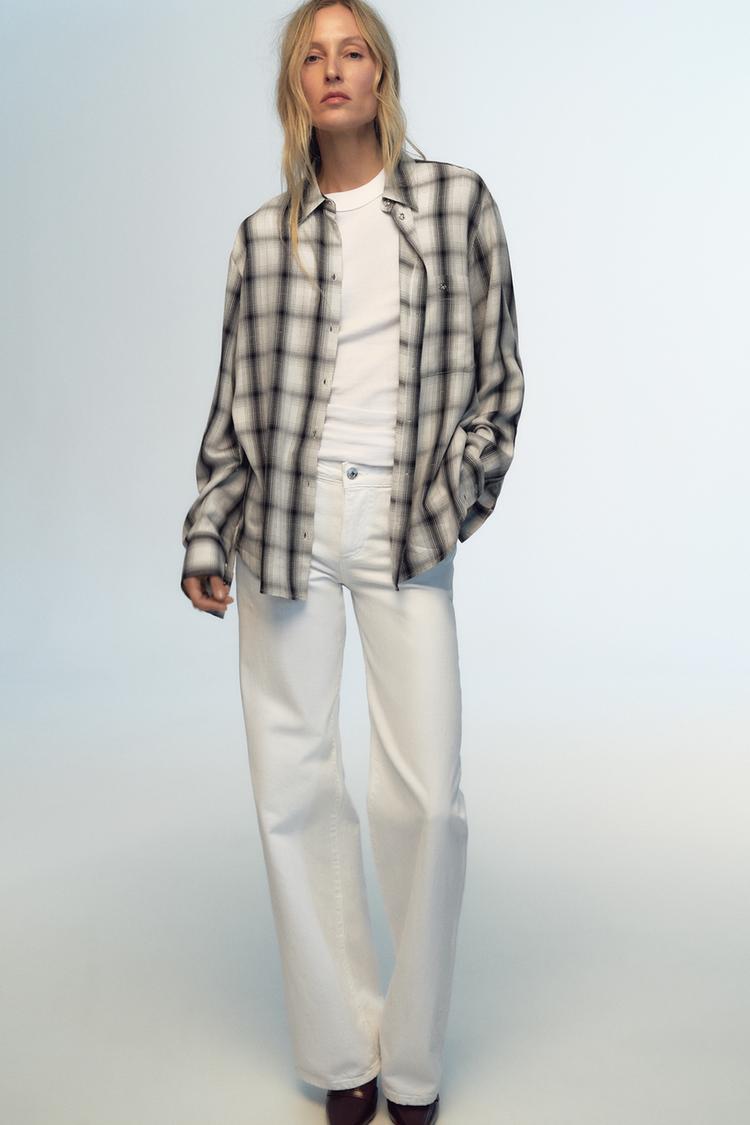 CHEMISE OVERSIZE À CARREAUX