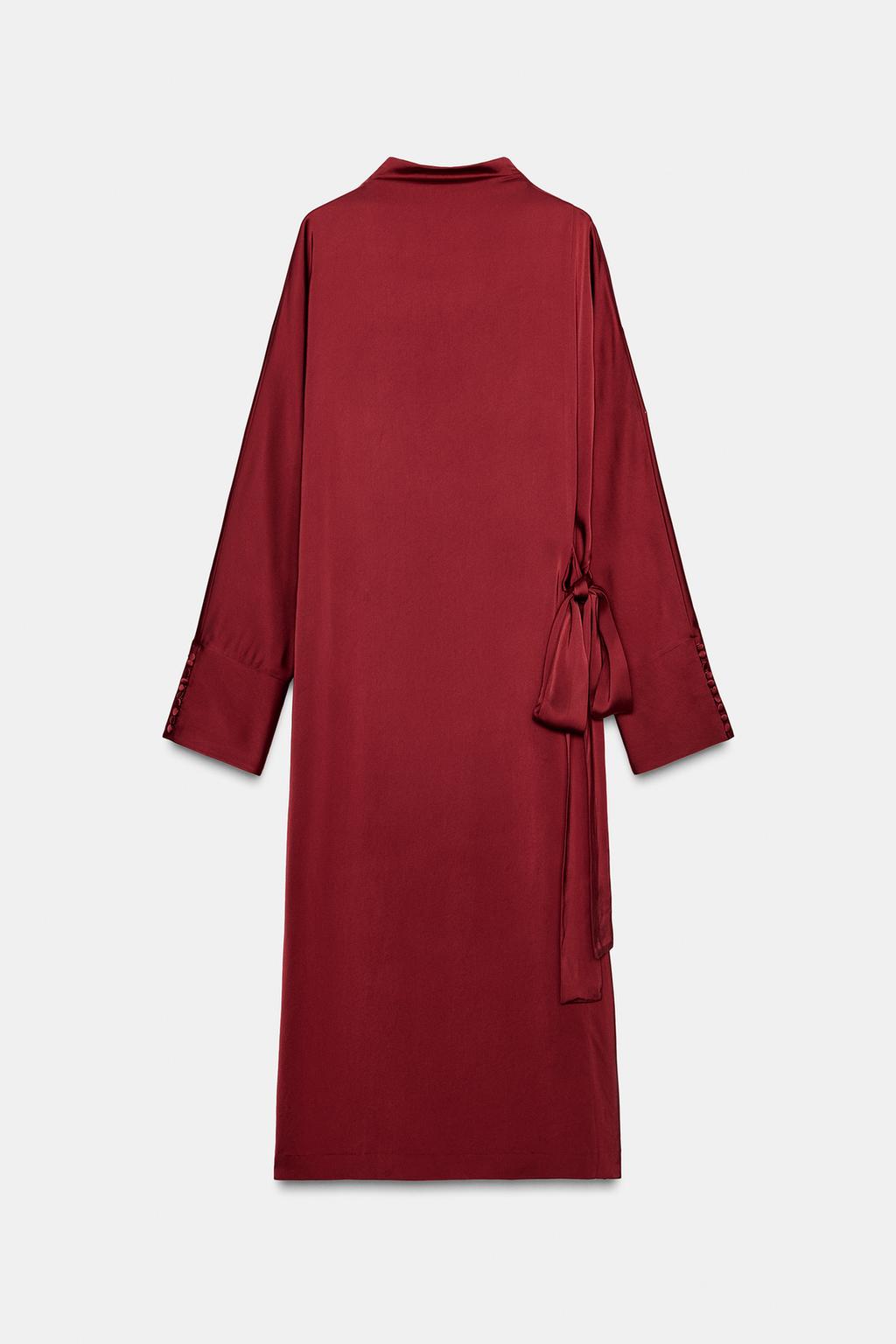 ROBE SATINÉE À NŒUD ZW COLLECTION