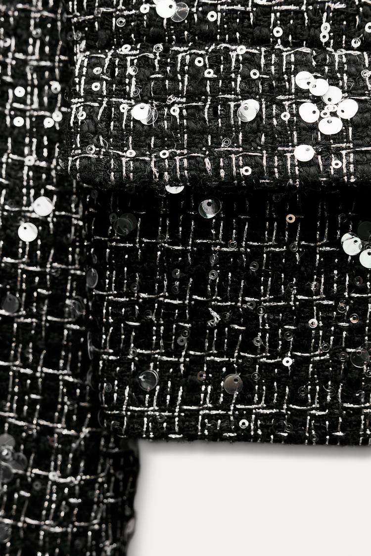 BLAZER STRUCTURÉ AVEC SEQUINS