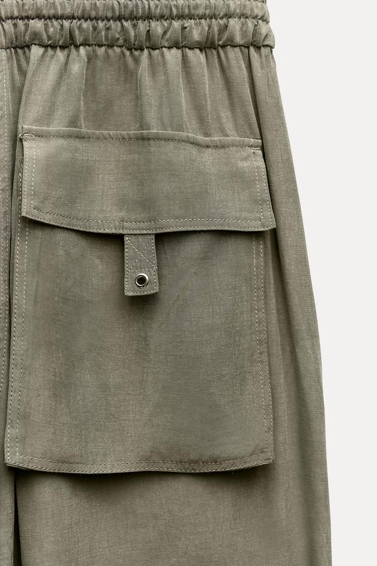 PANTALON À TAILLE DOUBLE COLLECTION ZW