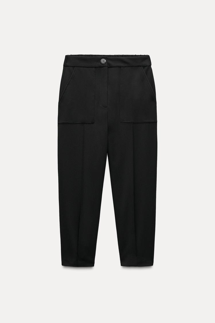 PANTALON CARROT PLIS BAS