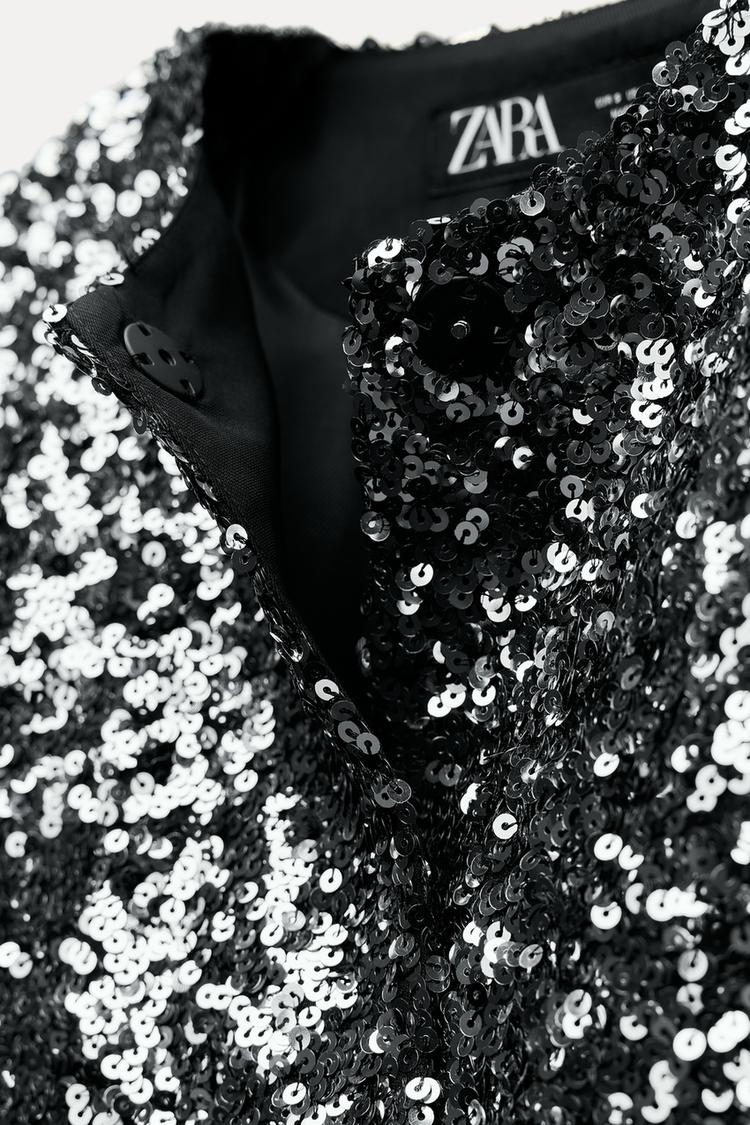 VESTE À PAILLETTES
