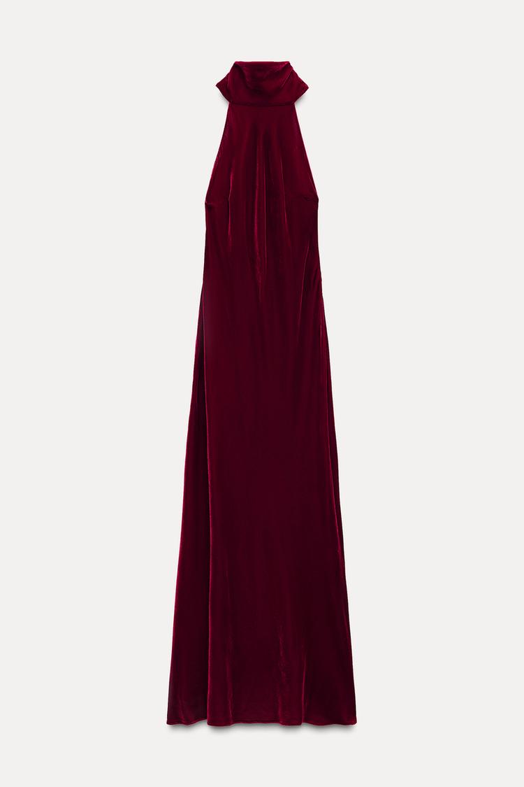 ROBE LONGUE DOS NU COL MONTANT