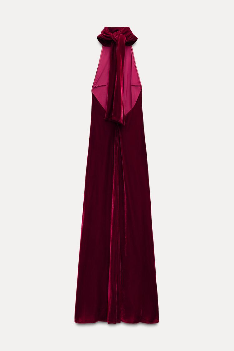 ROBE LONGUE DOS NU COL MONTANT