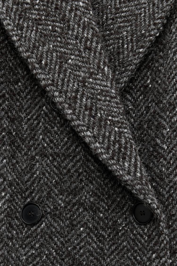 MANTEAU OVERSIZE AVEC ÉCHARPE ZW COLLECTION
