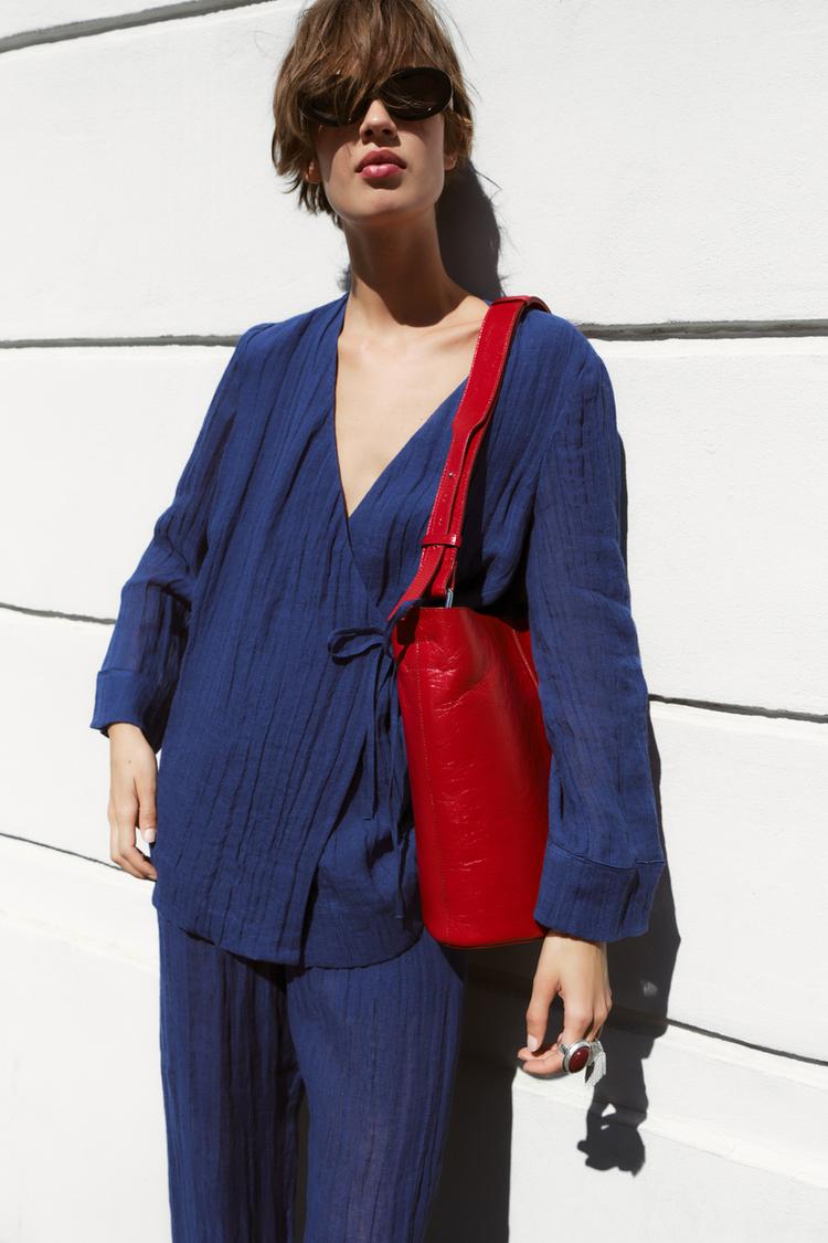 ZW COLLECTION FLOWING LINEN KIMONO
