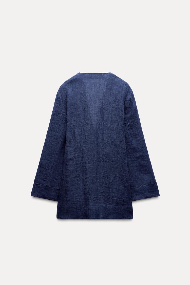 ZW COLLECTION FLOWING LINEN KIMONO