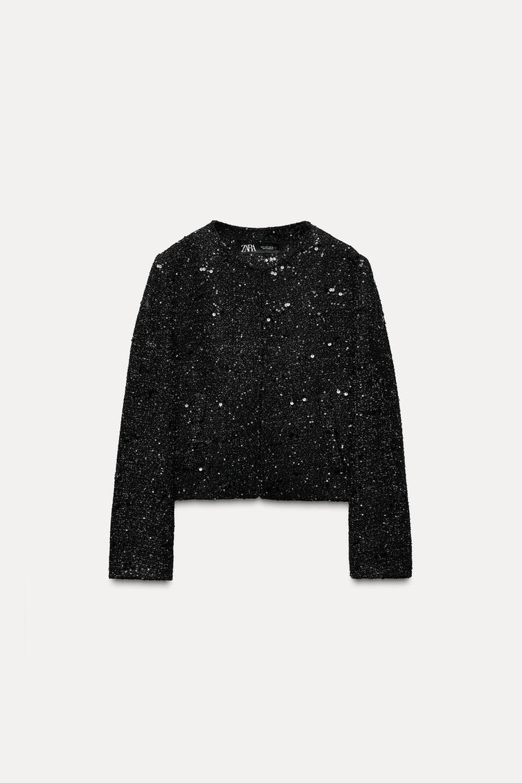 BLAZER STRUCTURÉ SEQUINS