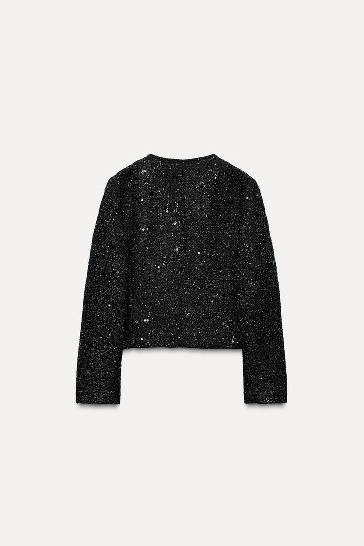 BLAZER STRUCTURÉ SEQUINS